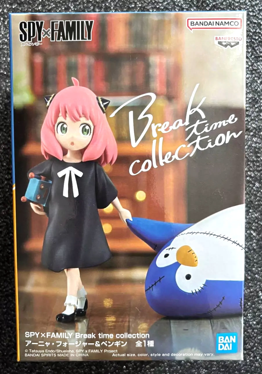 Anya Forger and Penguin Break Time Spy x Family Figure Banpresto Bandai