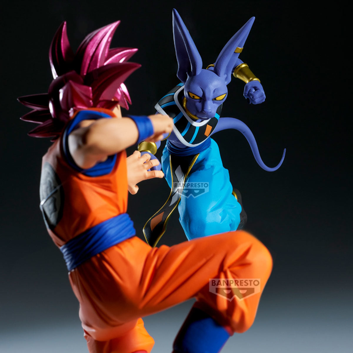 Beerus (Vs. Super Saiyan God Son Goku) Match Makers Dragon Ball Super Figure Banpresto Bandai