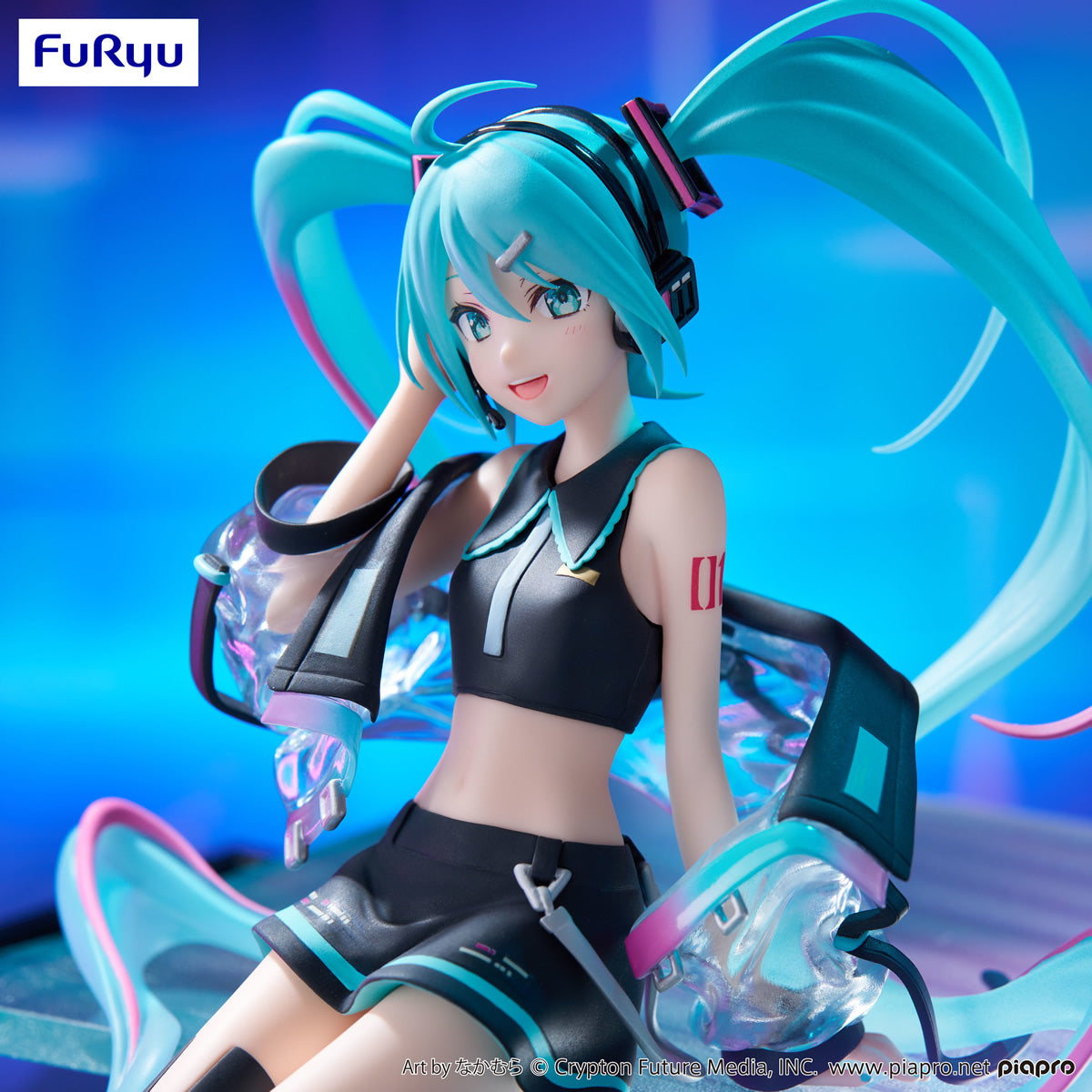 Hatsune Miku Neon Cyber Noodle Stopper Vocaloid Figure FuRyu