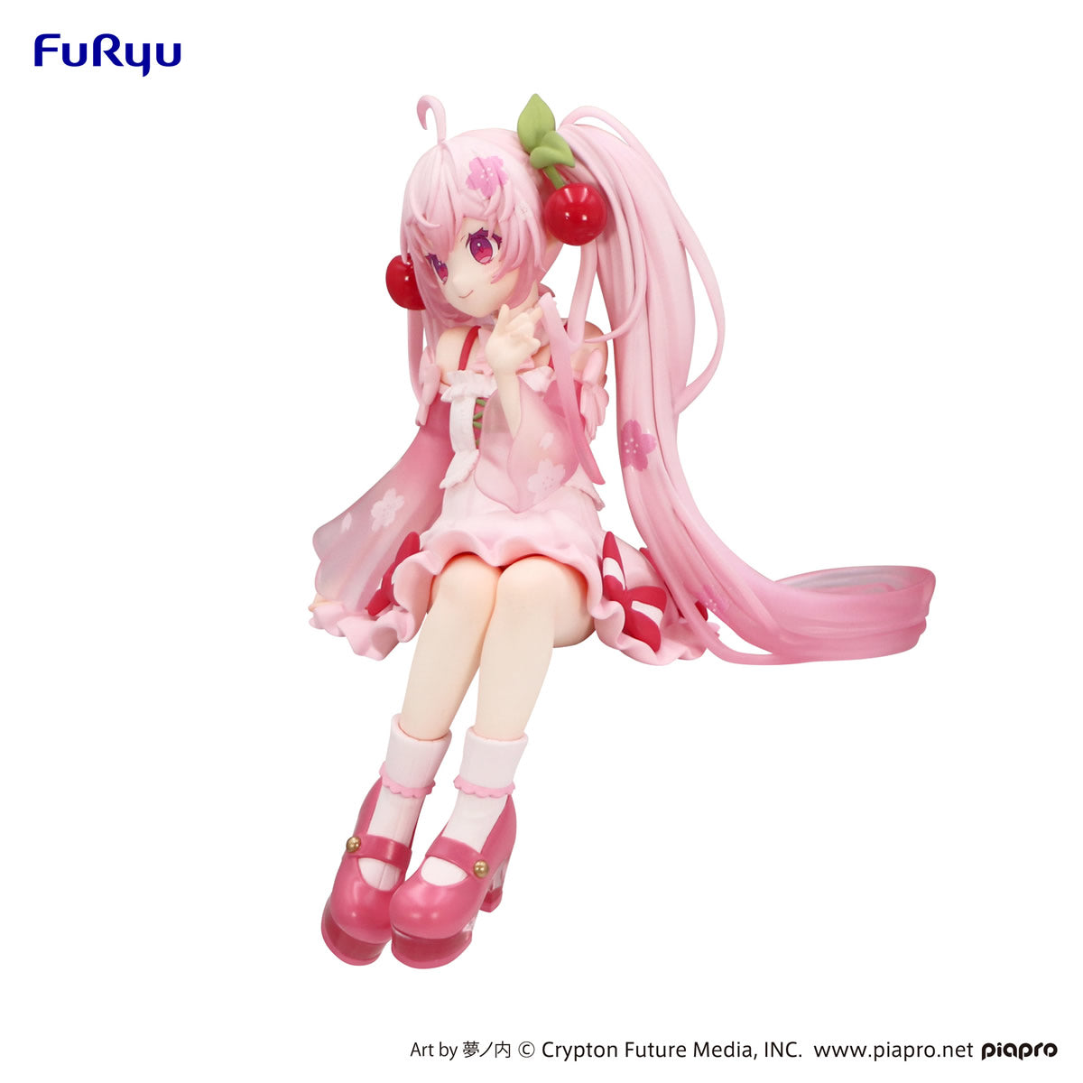 Hatsune Miku Sakura Miku Noodle Stopper Vocaloid Figure FuRyu