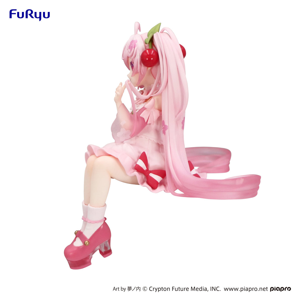 Hatsune Miku Sakura Miku Noodle Stopper Vocaloid Figure FuRyu
