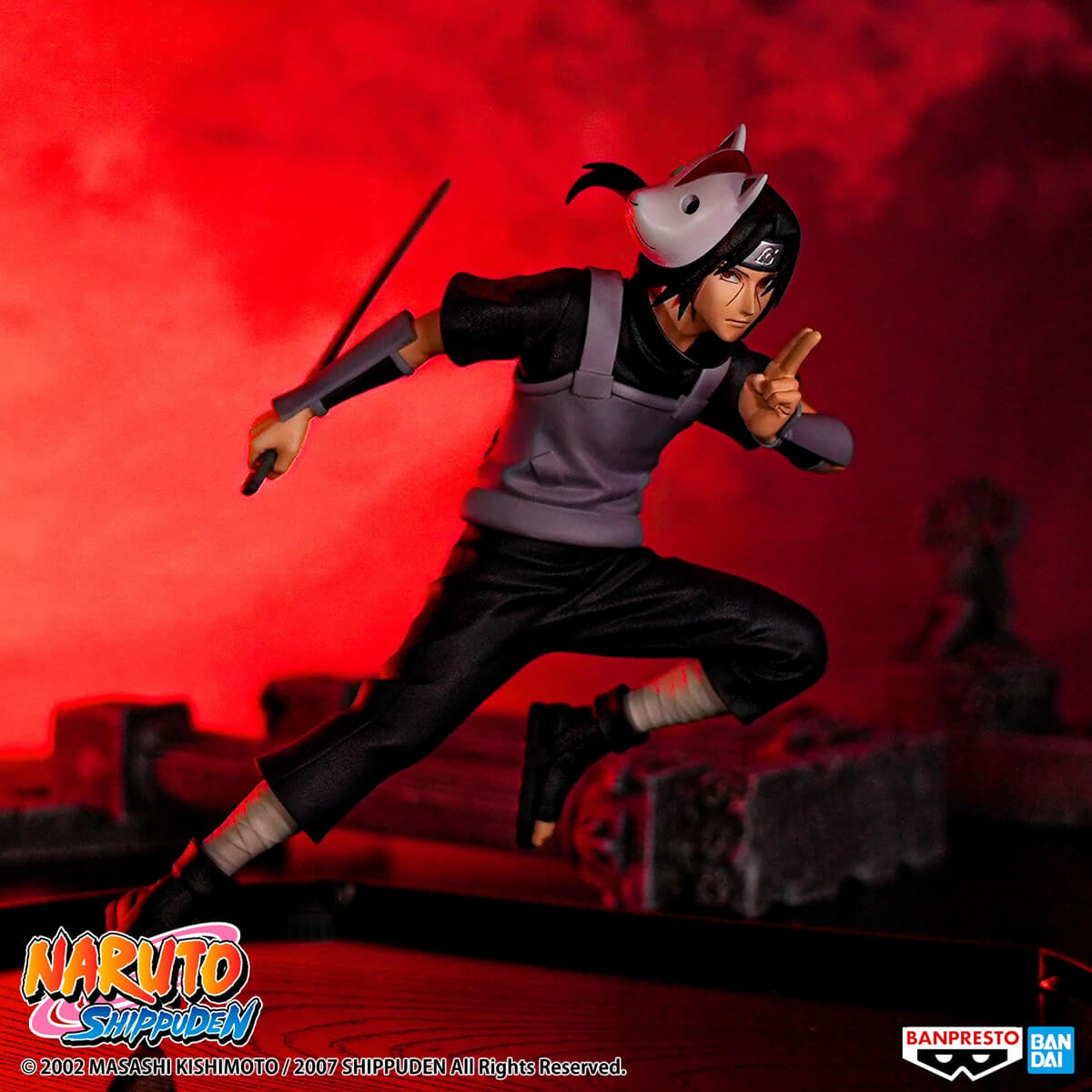 Itachi Uchiha II Vibration Stars Naruto Shippuden Figure by Banpresto Bandai