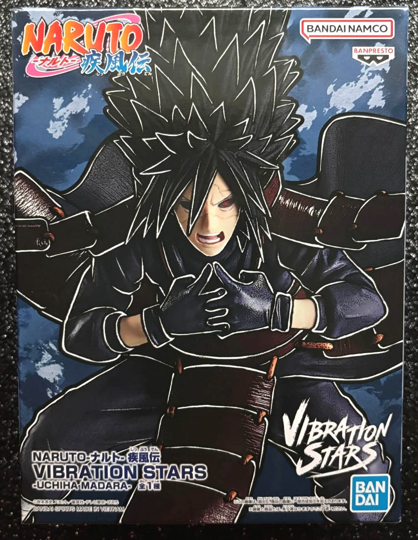 Madara Uchiha Unmasked Vibration Stars Naruto Shippuden Figure Banpresto Bandai