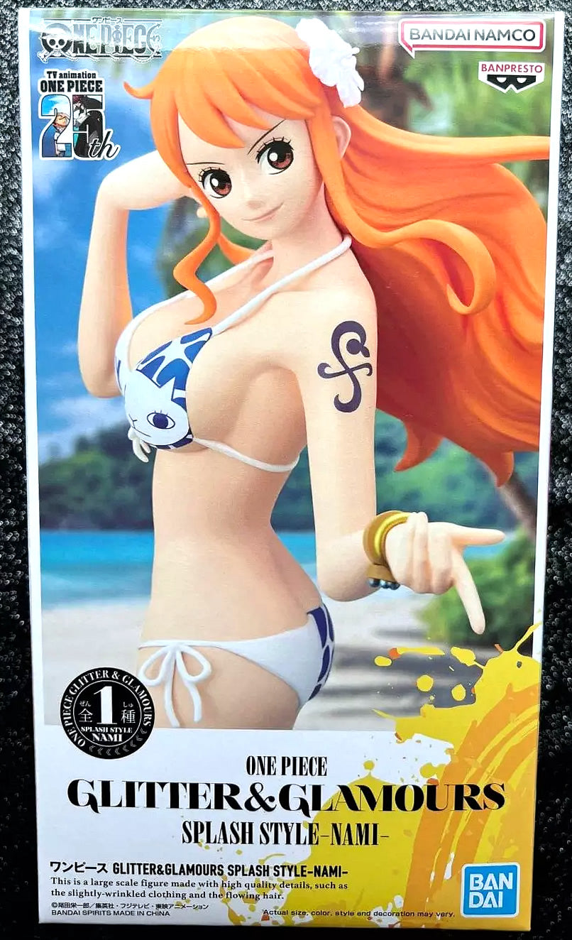 Nami Glitter & Glamours Splash Style One Piece 9" Figure Banpresto