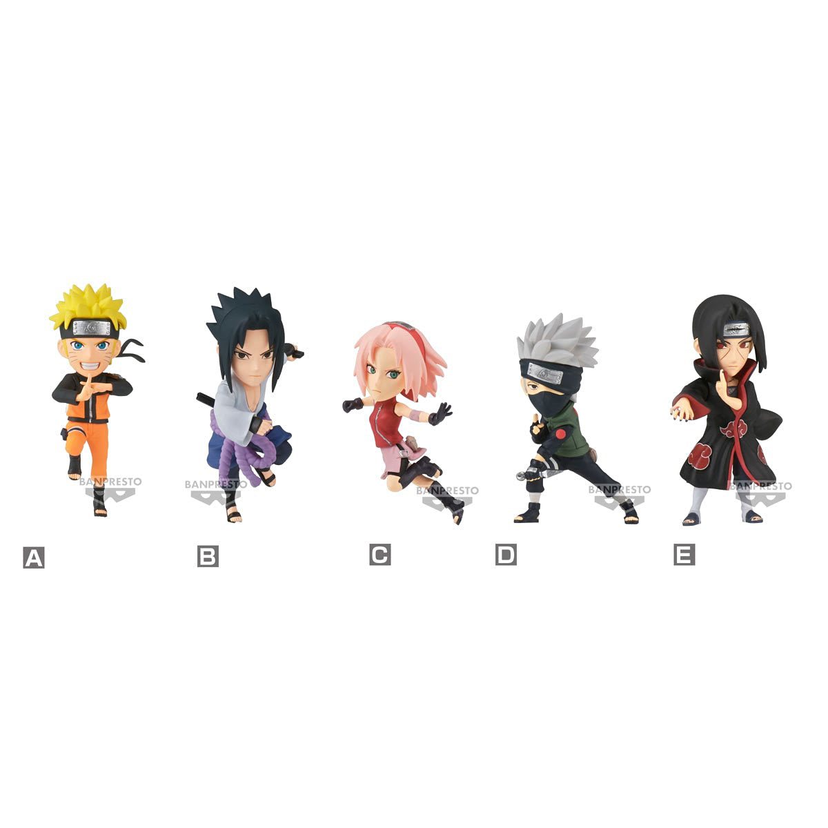 WCF World Collectable Mini-Figure (A) Naruto Shippuden Banpresto Bandai