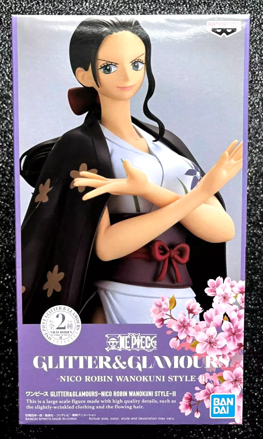 Nico Robin Glitter & Glamours Wanokuni Style II (Ver. A) One Piece Figure Banpresto Bandai