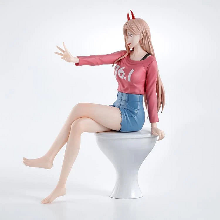 Power Sitting on Toilet Chainsaw Man 7" Figure