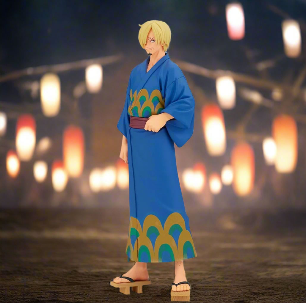Sanji (Yukata Ver.) The Grandline Series Wanokuni DXF One Piece Figure Banpresto Bandai