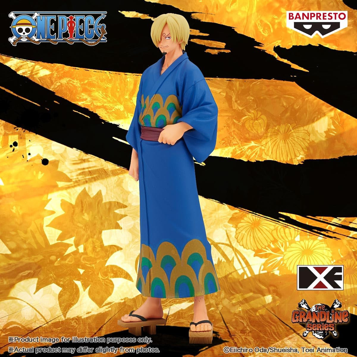 Sanji (Yukata Ver.) The Grandline Series Wanokuni DXF One Piece Figure Banpresto Bandai