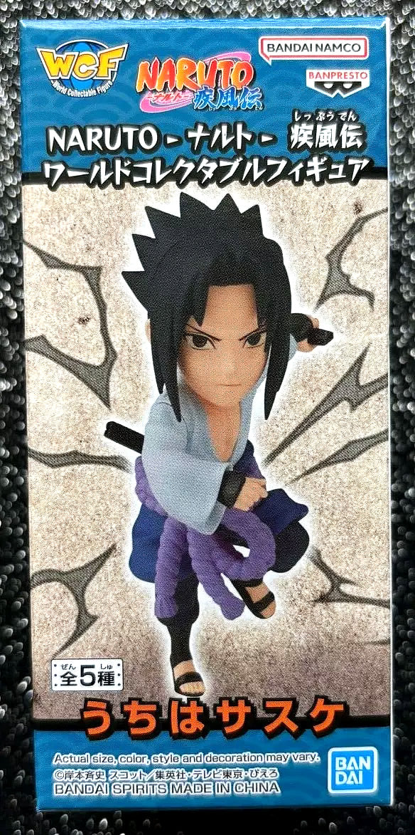 Sasuke Uchiha WCF World Collectable Mini-Figure (A) Naruto Shippuden Banpresto Bandai