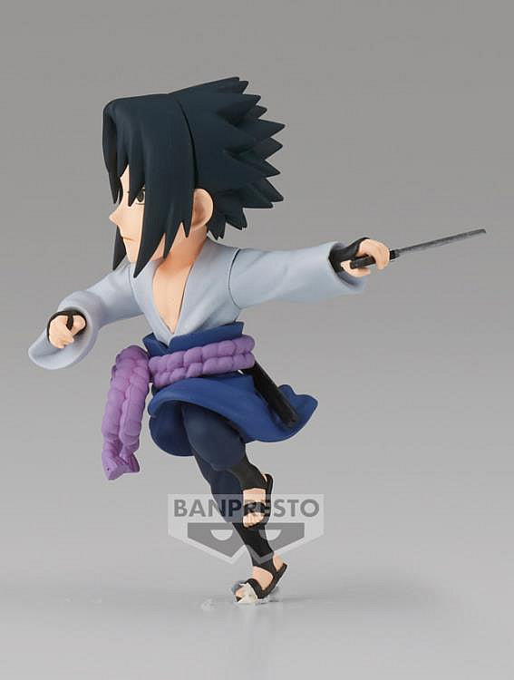 Sasuke Uchiha WCF World Collectable Mini-Figure (A) Naruto Shippuden Banpresto Bandai