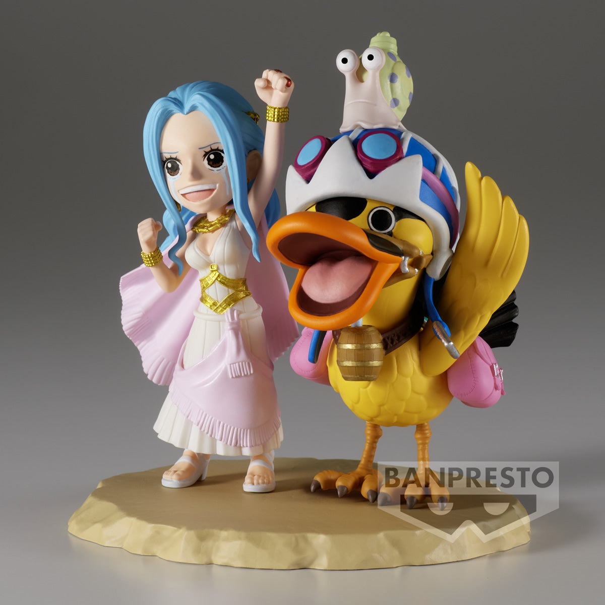 Nefertari Vivi & Karoo Log Stories WCF World Collectable Mini-Figure One Piece Banpresto