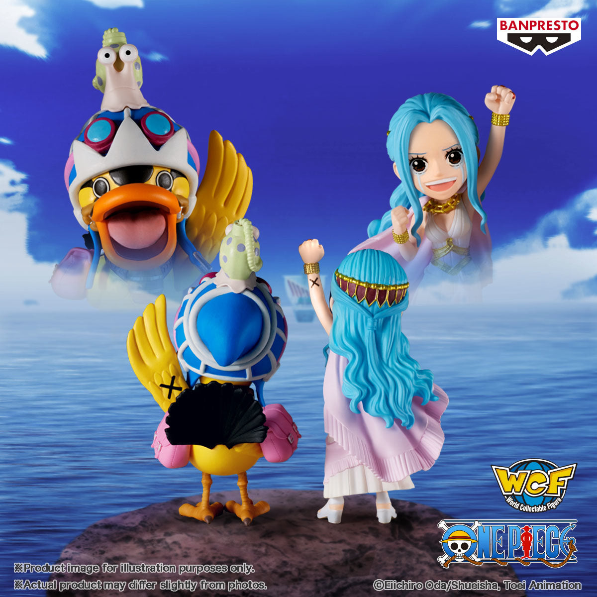 Nefertari Vivi & Karoo Log Stories WCF World Collectable Mini-Figure One Piece Banpresto