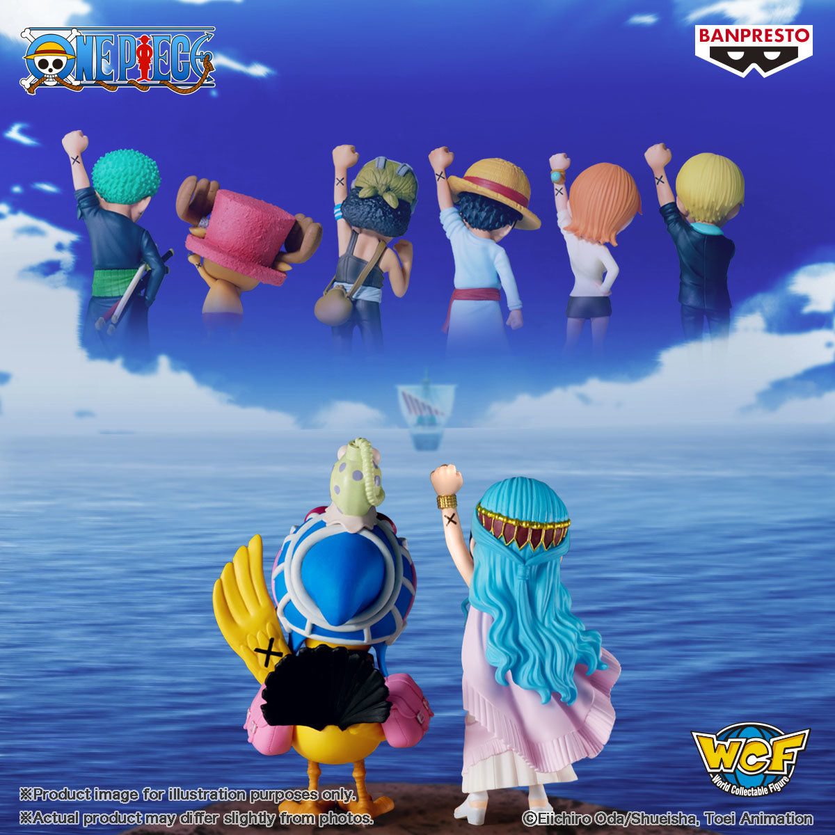 Nefertari Vivi & Karoo Log Stories WCF World Collectable Mini-Figure One Piece Banpresto