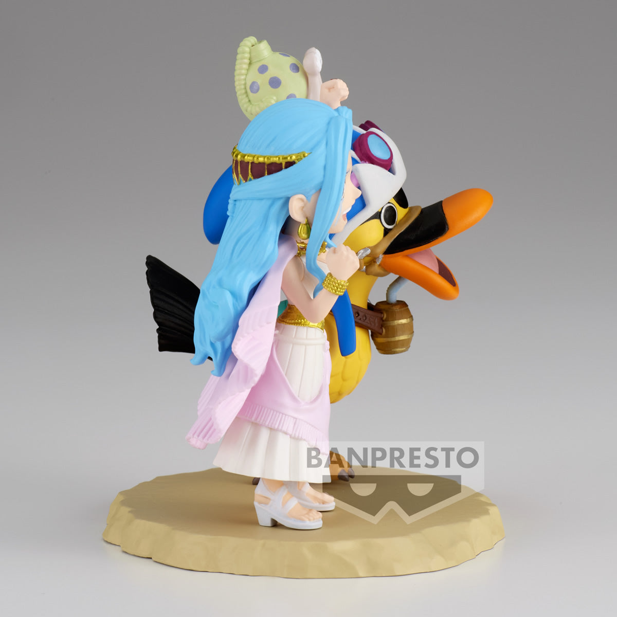 Nefertari Vivi & Karoo Log Stories WCF World Collectable Mini-Figure One Piece Banpresto