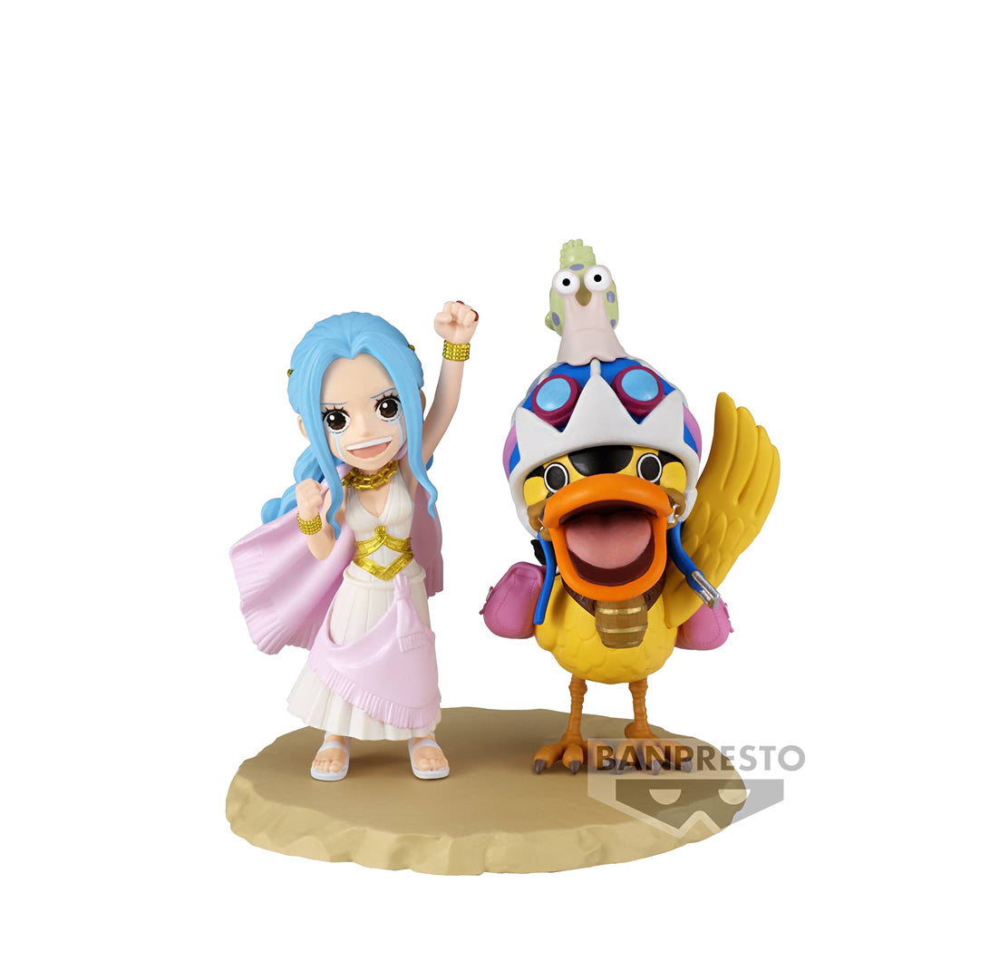 Nefertari Vivi & Karoo Log Stories WCF World Collectable Mini-Figure One Piece Banpresto
