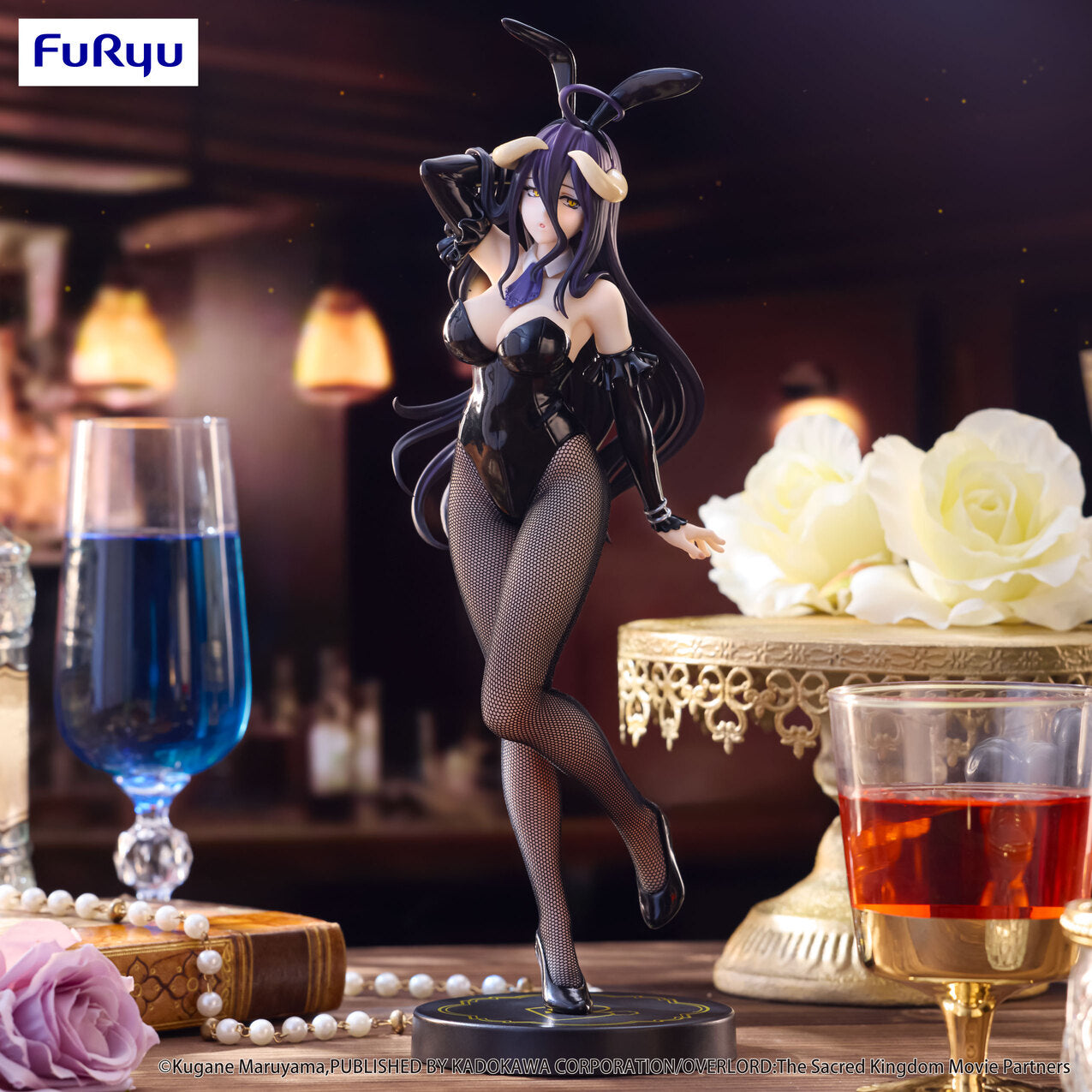 Albedo BiCute Bunnies (Black Ver.) Overlord Figure Furyu