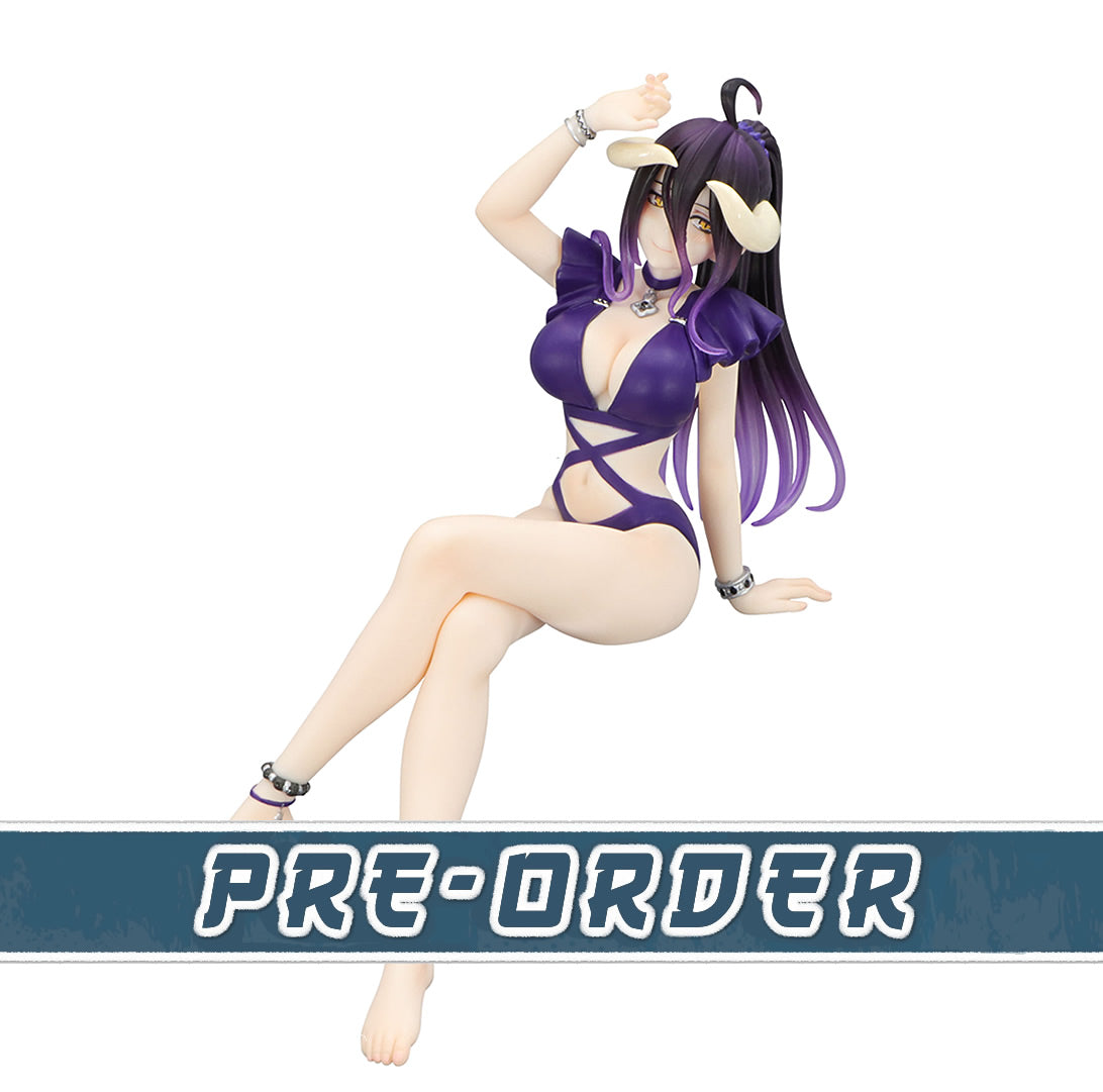 Albedo Noodle Stopper (Dark Purple Swimsuit Ver.) Overlord Figure FuRyu