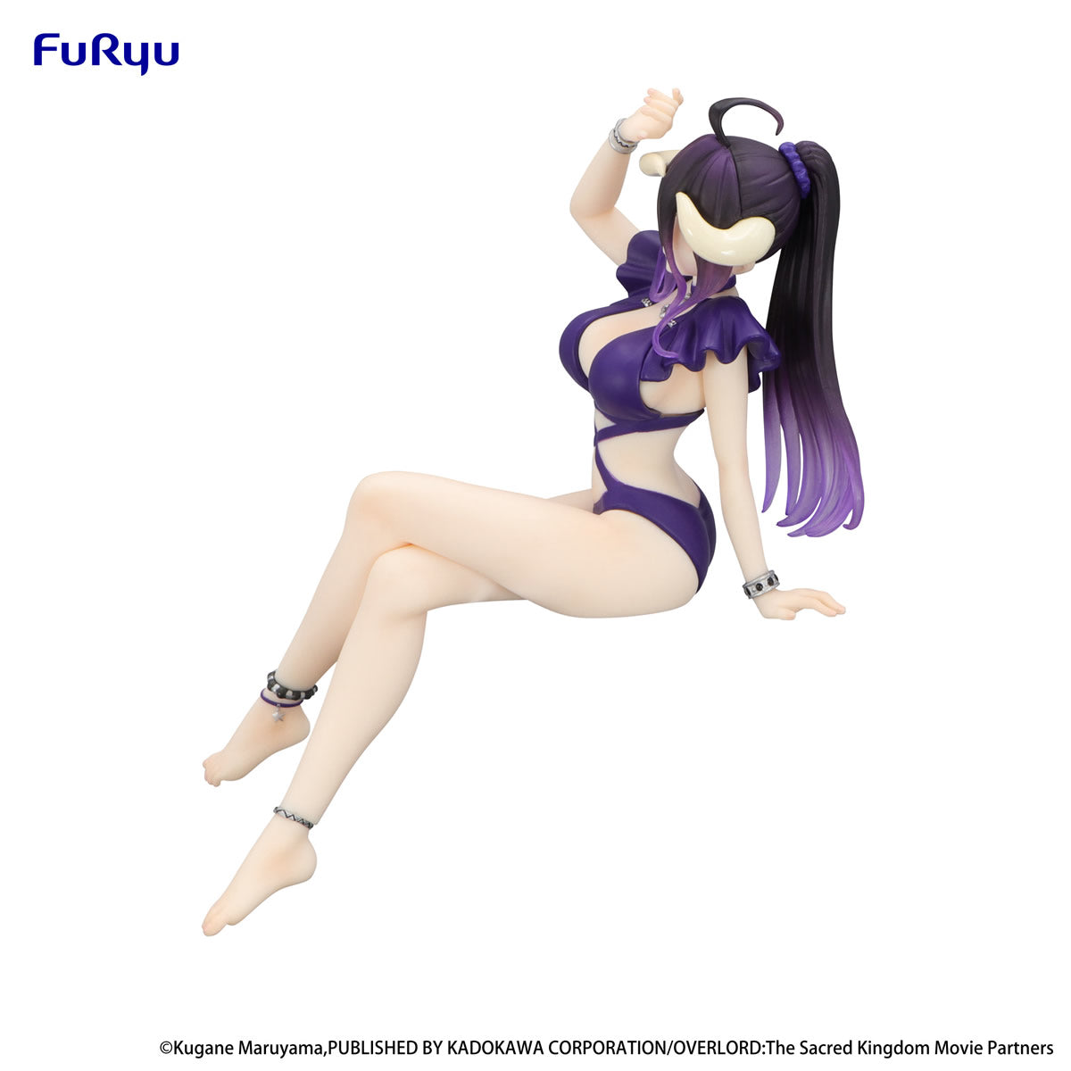 Albedo Noodle Stopper (Dark Purple Swimsuit Ver.) Overlord Figure FuRyu