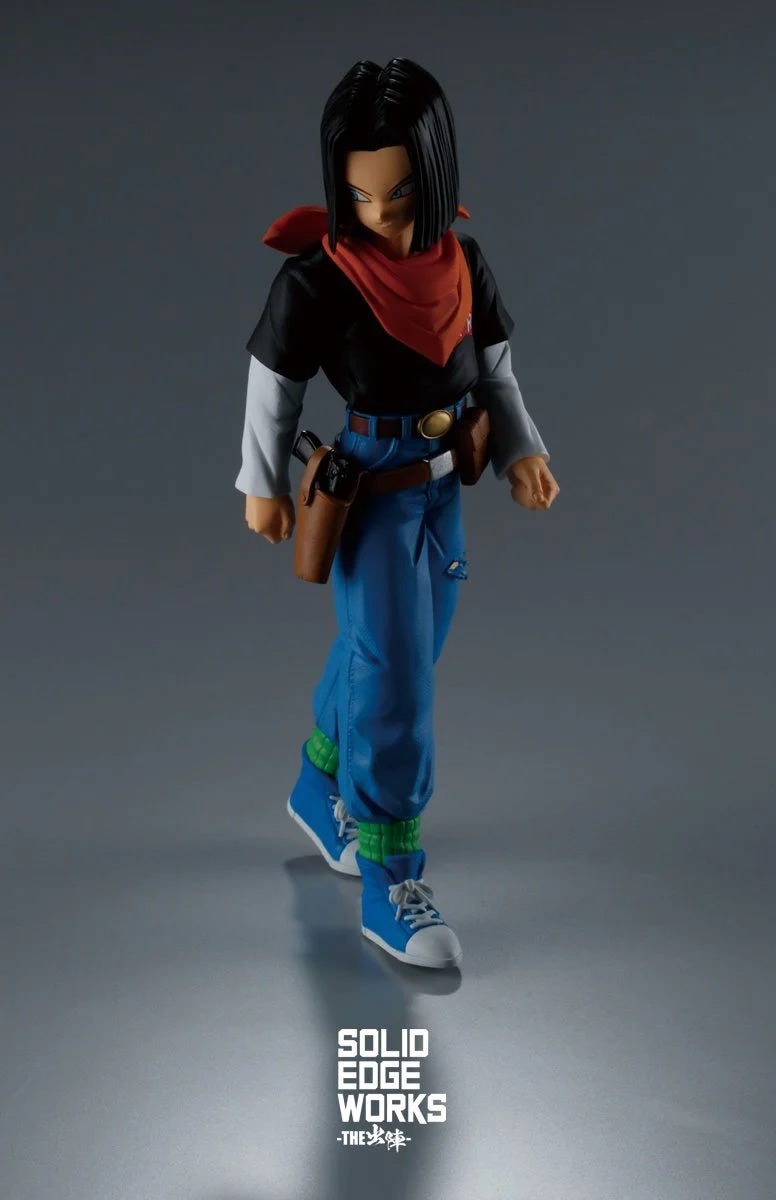 Android 17 Solid Edge Works Dragon Ball Z Figure