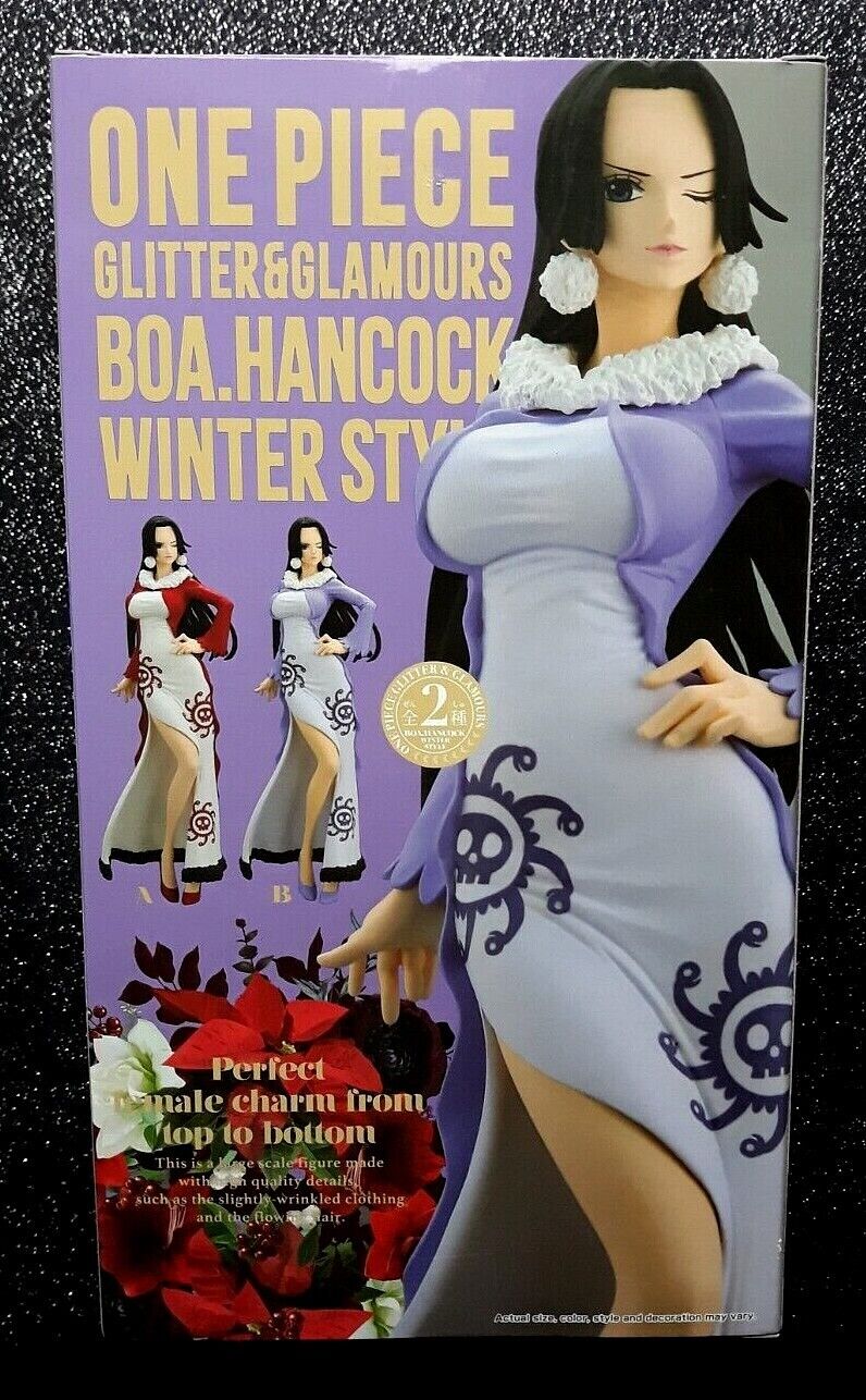 Boa Hancock One Piece 9" Statue Glitter & Glamours WInter Style (B) by Banpresto