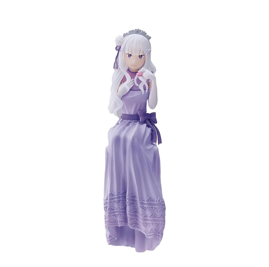 Emilia (Dressed-Up Party Ver.) Lost Memories Premium Perching Re:Zero Figure Sega