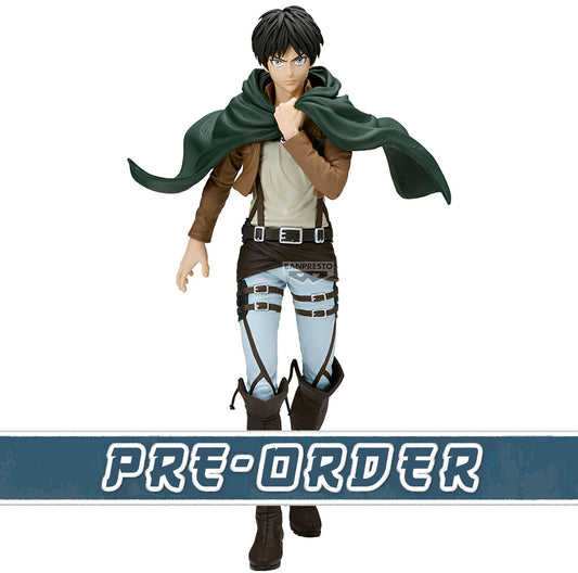 Eren Yeager Grandista Attack on Titan Figure Banpresto Bandai