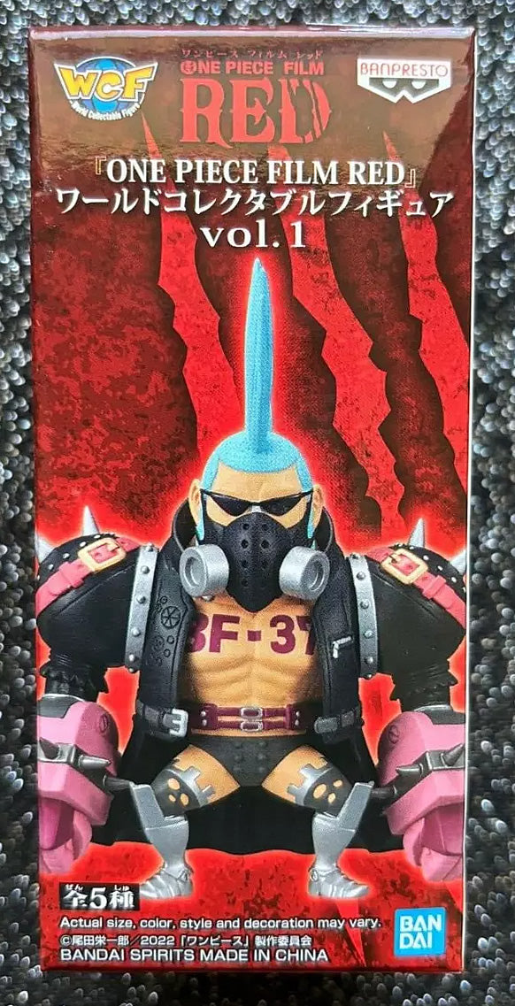 Franky WCF World Collectable Figure (D) One Piece Film Red Banpresto Bandai