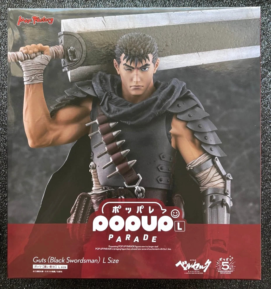 Guts Pop Up Parade L 'Black Swordsman' Berserk Figure Good Smile