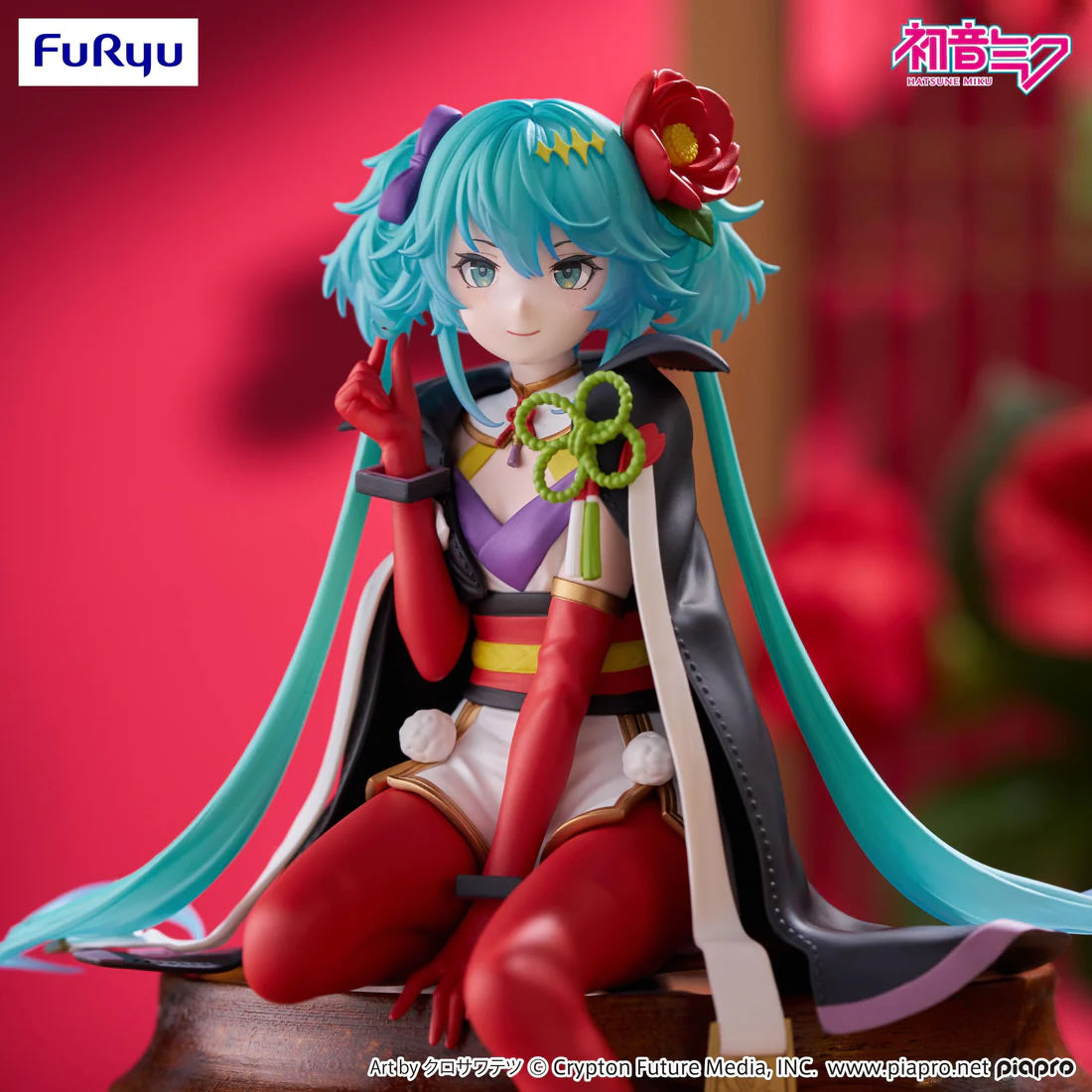 Hatsune Miku Flower Fairy Camellia Noodle Stopper Vocaloid Figure FuRyu