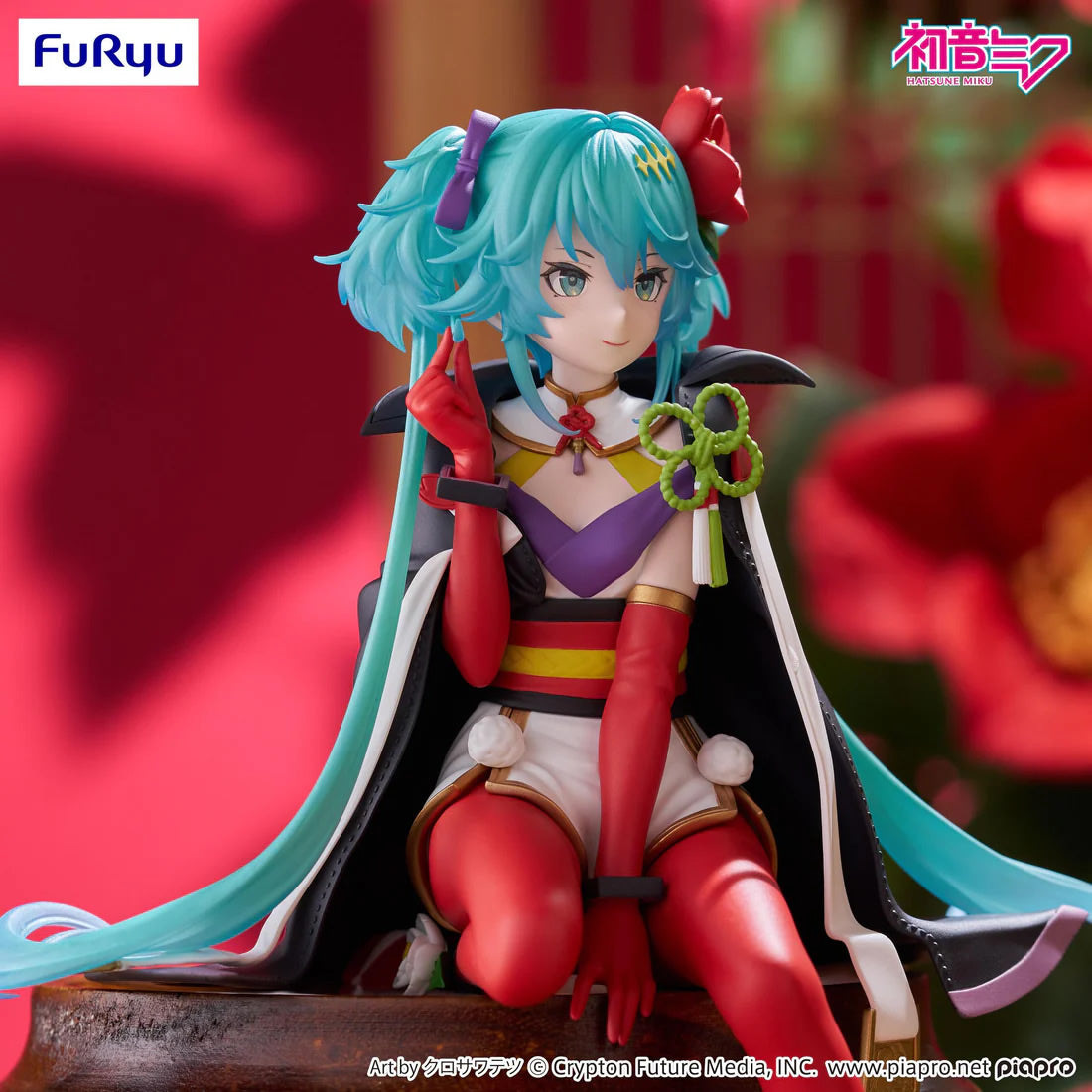 Hatsune Miku Flower Fairy Camellia Noodle Stopper Vocaloid Figure FuRyu