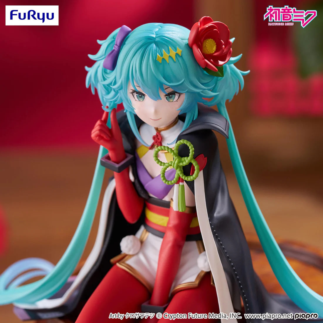 Hatsune Miku Flower Fairy Camellia Noodle Stopper Vocaloid Figure FuRyu