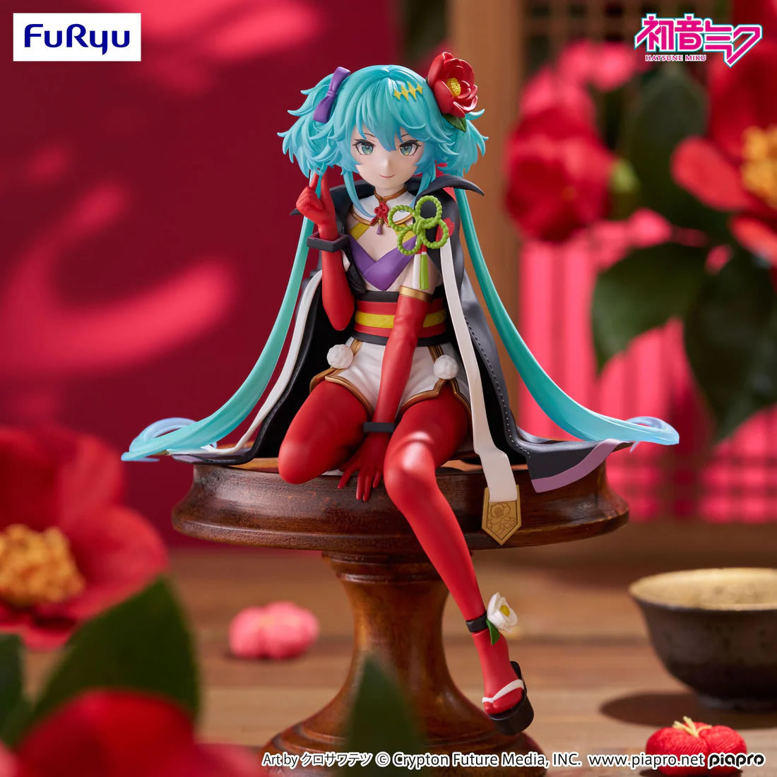 Hatsune Miku Flower Fairy Camellia Noodle Stopper Vocaloid Figure FuRyu