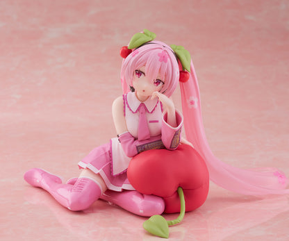 Hatsune Miku Sakura Miku (Cherry Cushion Ver.) Noodle Stopper Vocaloid Figure FuRyu