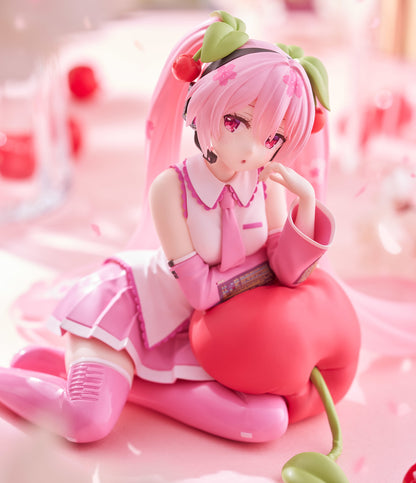 Hatsune Miku Sakura Miku (Cherry Cushion Ver.) Noodle Stopper Vocaloid Figure FuRyu