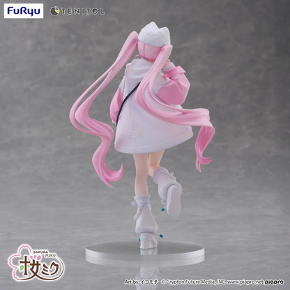Hatsune Miku Tenitol Sakura Miku Petit (Cool Style) Vocaloid Figure FuRyu