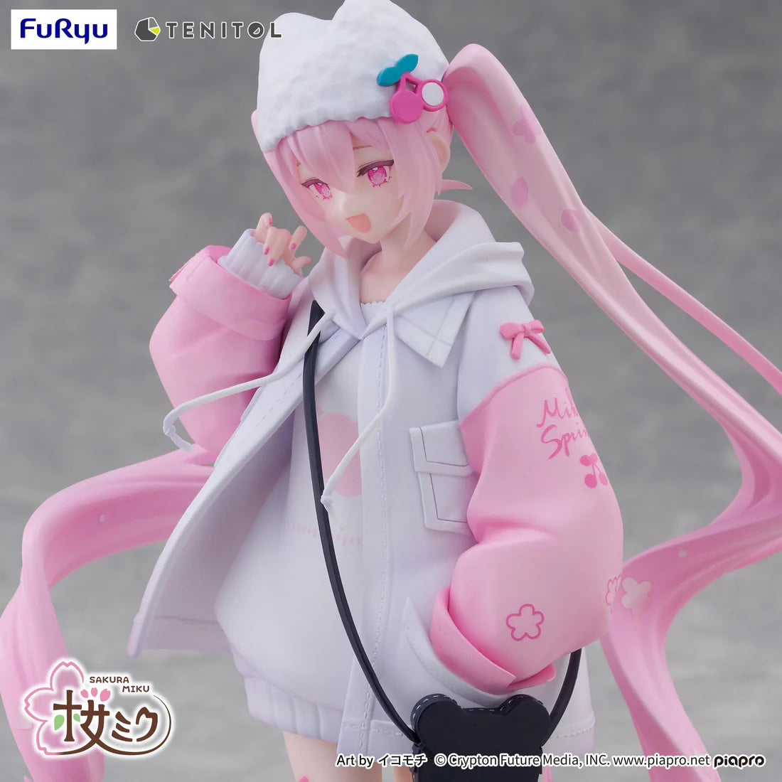Hatsune Miku Tenitol Sakura Miku Petit (Cool Style) Vocaloid Figure FuRyu