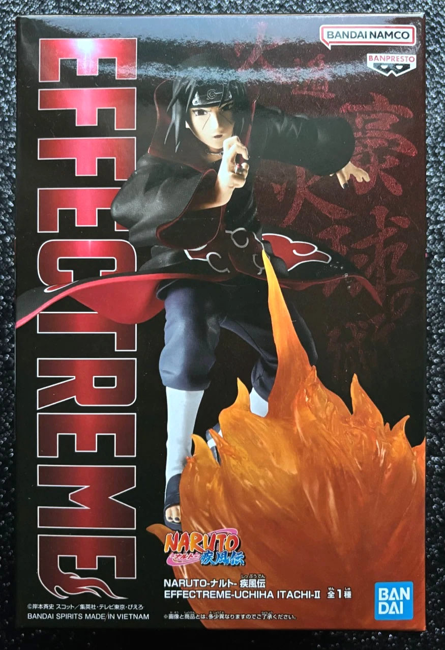 Itachi Uchiha II Effectreme Naruto Shippuden Figure Banpresto Bandai