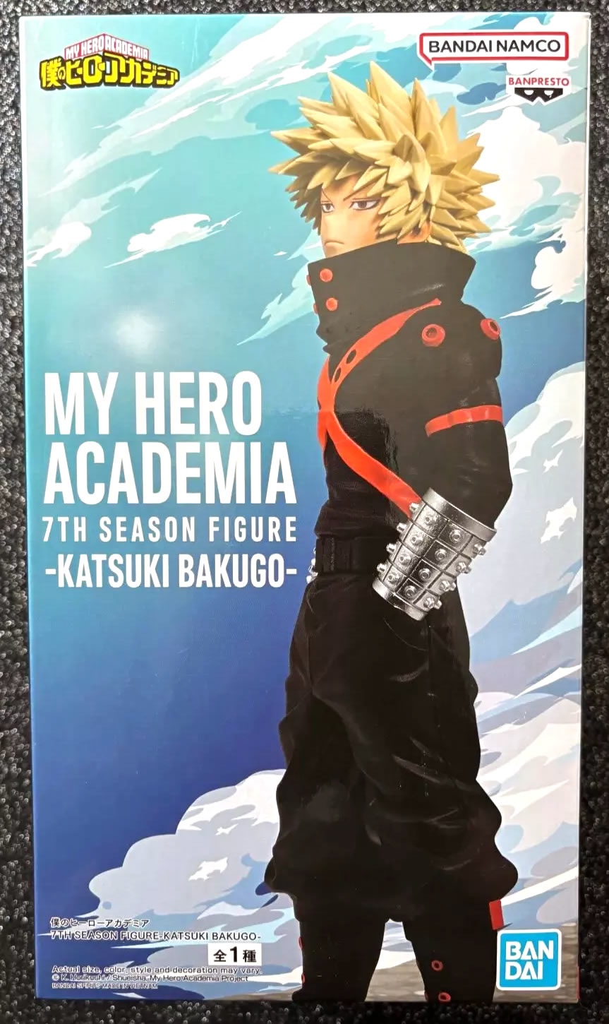 Katsuki Bakugo 7th Season My Hero Academia Figure Banpresto Bandai