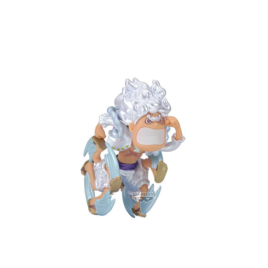 Monkey D. Luffy WCF Gear 5 Metallic World Collectable Mini-Figure (E) One Piece Banpresto Bandai