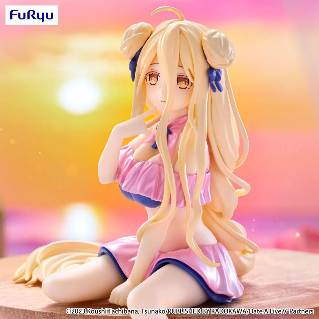 Mukuro Hoshimiya (Swimsuit Pastel Pink Color Ver.) Noodle Stopper Date A Live V Figure