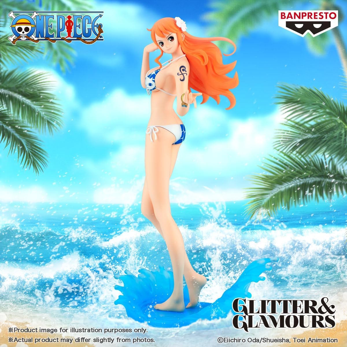 Nami Glitter & Glamours Splash Style One Piece 9" Figure