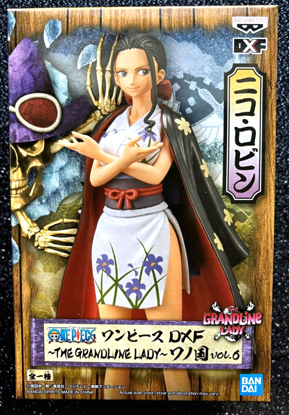 Nico Robin The Grandline Lady Wanokuni Vol. 6 DXF One Piece Figure Banpresto Bandai