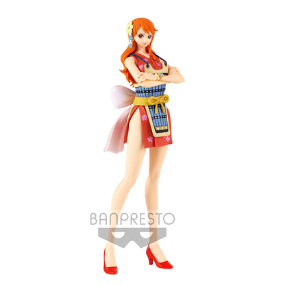 Nami One Piece Statue Glitter & Glamours (A.) Wanokuni II by Banpresto