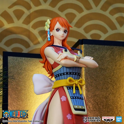 Nami One Piece Statue Glitter & Glamours (A.) Wanokuni II by Banpresto