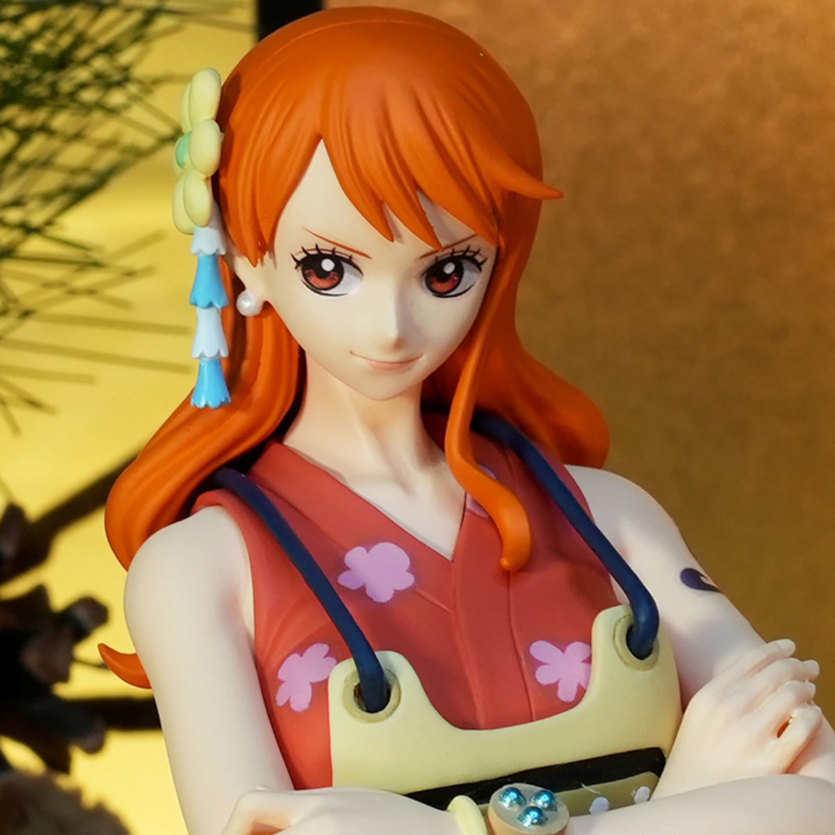 Nami One Piece Statue Glitter & Glamours (A.) Wanokuni II by Banpresto