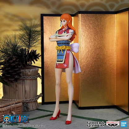 Nami One Piece Statue Glitter & Glamours (A.) Wanokuni II by Banpresto