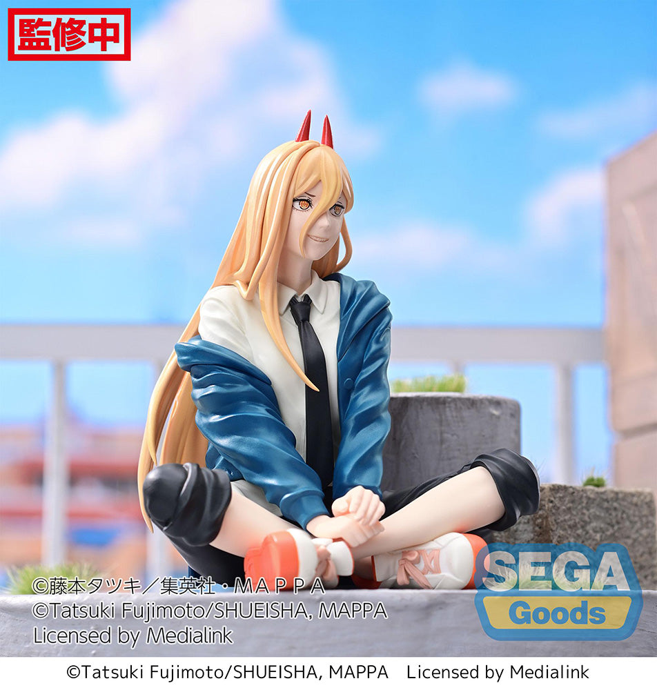 Power Premium Perching Chainsaw Man Figure by SEGA