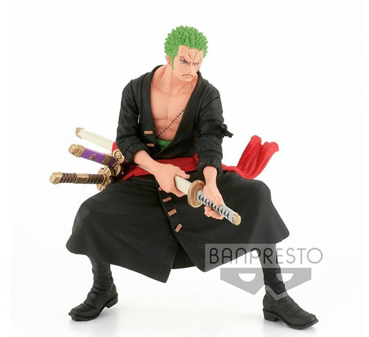 Roronoa Zoro King of Artist One Piece Statue Wanokuni Style II by Banpresto