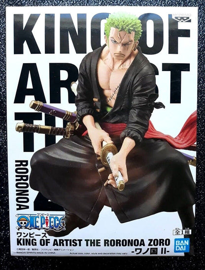 Roronoa Zoro King of Artist One Piece Statue Wanokuni Style II by Banpresto